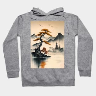 Japanese Landscape Hoodie